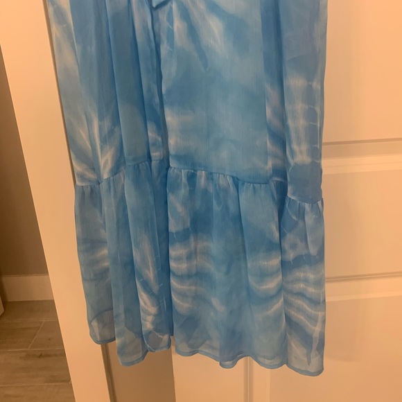 Swimsuit Cover Up - blue (sheer) - Picture 3 of 5